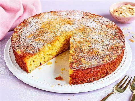 omnia form kuchen mit zitronenabrieb und weißer schokolade