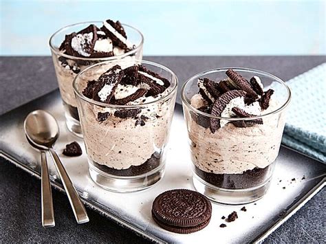 oreo crumble dessert im glas