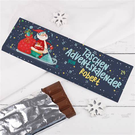 personalisierter adventskalender schokolade beispiel design und motive