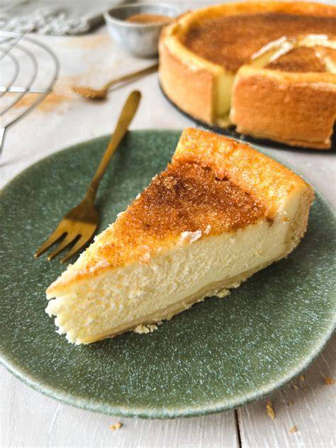 pfälzischer rahmkuchen auf teller