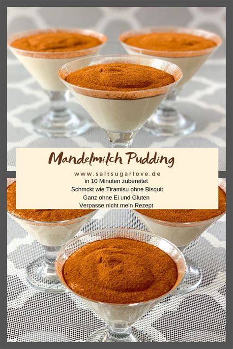 pinterest-freundlicher Mandelmilch Pudding Thermomix, Vegan & glutenfrei