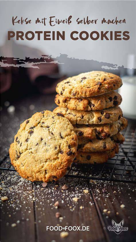 protein cookies mit proteinpulver und schokodrops
