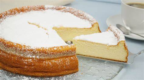 quarkkuchen ohne boden im anschnitt
