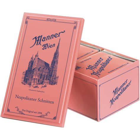 rosa Manner Verpackungen mit Stephansdom