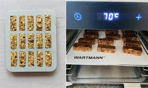 schema: backofen vs dörrautomat - prozess und ergebnisse