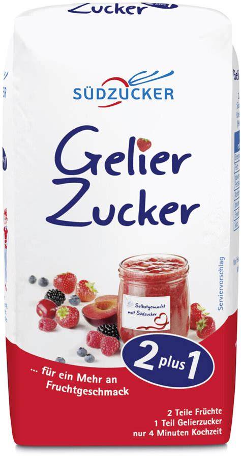 schematische Zusammensetzung von Gelierzucker