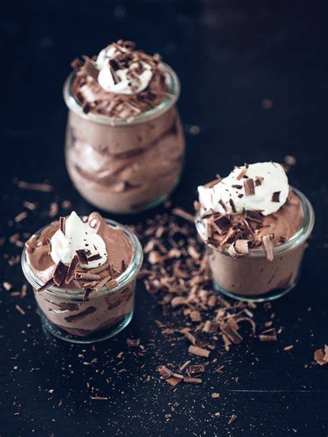 schokoladen mousse mini glaeschen