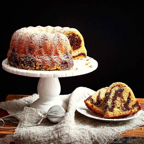 schokoladiger, saftiger Kuchen - Nahaufnahme
