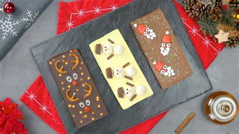 selbstgemachte Weihnachtsschokolade mit Lebkuchengewürz