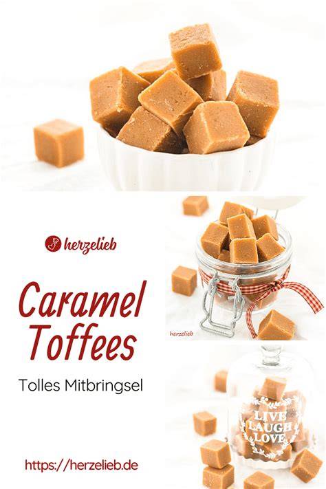 selbstgemachte karamell bonbons und caramel fudge