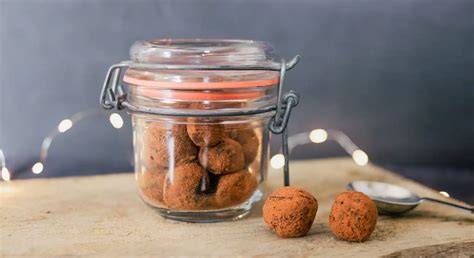 selbstgemachte trüffel als geschenk