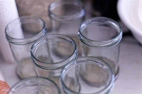 sterilisierte gläser im ofen