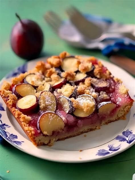 variationen pflaumenkuchen: verschiedene obstsorten und beläge