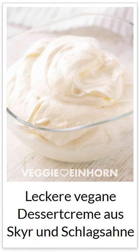 vegane Dessert-Zutaten: vegane Oreos, Schlagsahne, Skyr
