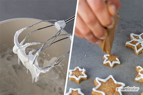 vegane Royal Icing-Tupfen auf Plätzchen