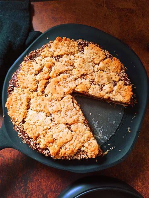 vegane Tarte auf Haferboden