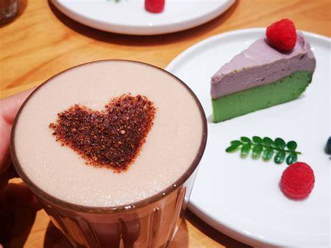 veganer dessert teller