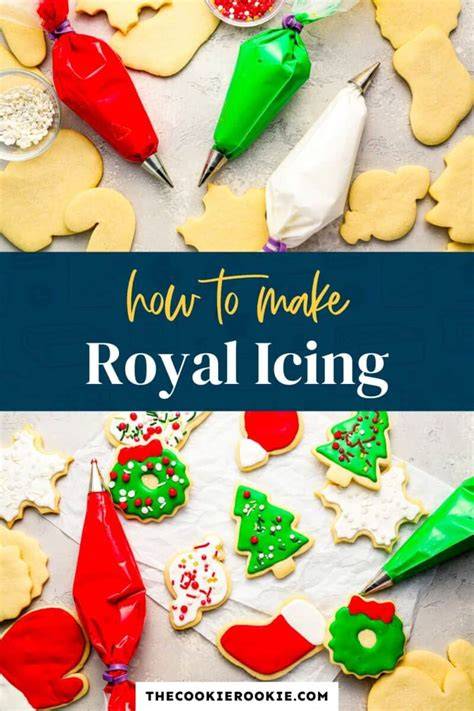 veganes royal icing auf spritzbeutel