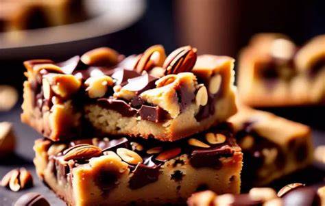 verschiedene Brownievarianten - klassische, blondie, mit Nüssen