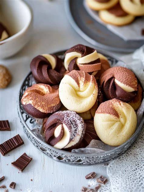 verschiedene Glasur-Varianten: Vanille, Schoko, Nutella