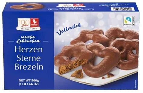 verschiedene Königsberger Marzipan-Teekonfekt-Formen wie Schnecken, Herzen, Brezeln