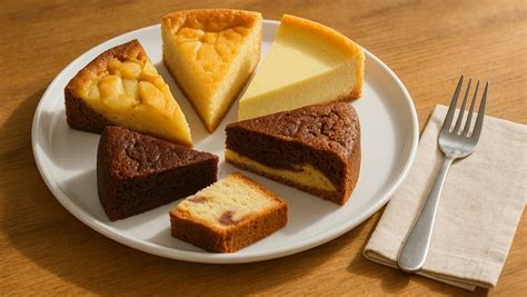 verschiedene Kuchensorten zum Einfrieren