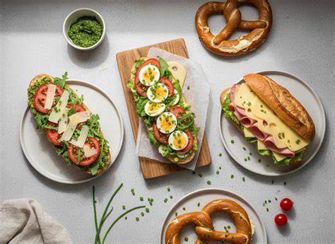 verschiedene Obstkuchensorten und Belagsmöglichkeiten