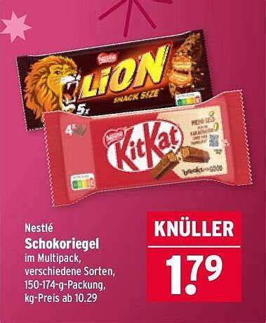 verschiedene Schokoriegel im Vergleich