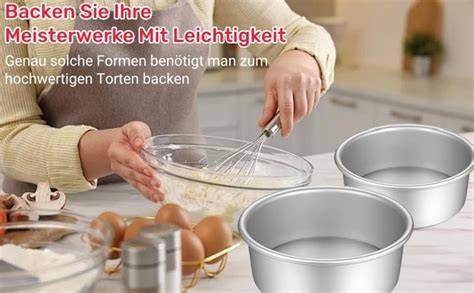 verschiedene Tortenformen und Größen