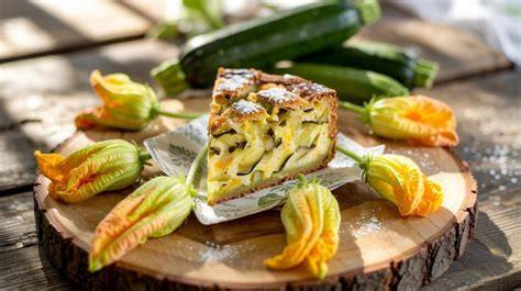 verschiedene Variationen von Zucchinikuchen aufgedeckt