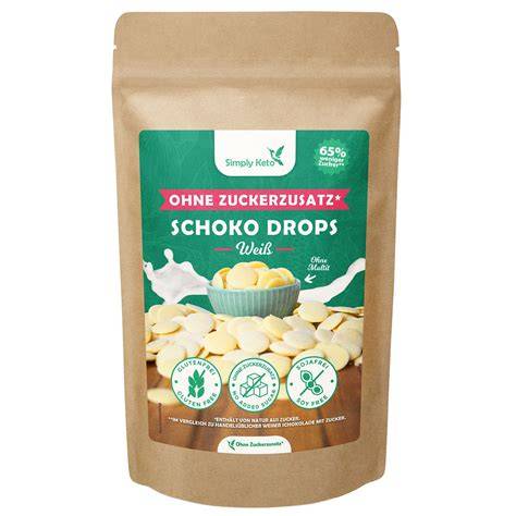 weiße Schoko-Drops