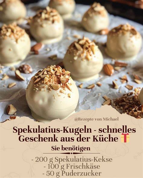 weiße Schokolade, Mandeln und Eierlikör als Zutaten