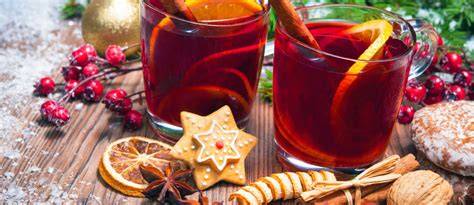 weihnachtliche zutaten lebkuchen glühwein