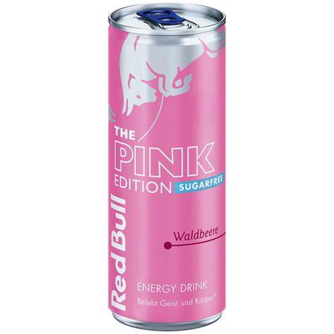 zartrosa Dose Red Bull Pink Edition Waldbeere