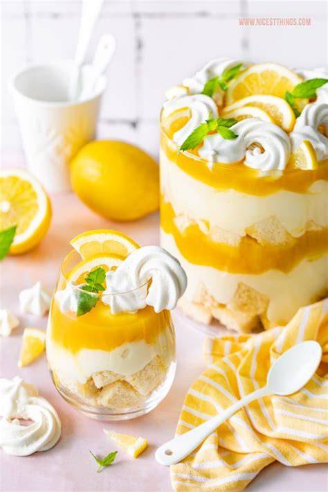 zitronen trifle mit lemon curd