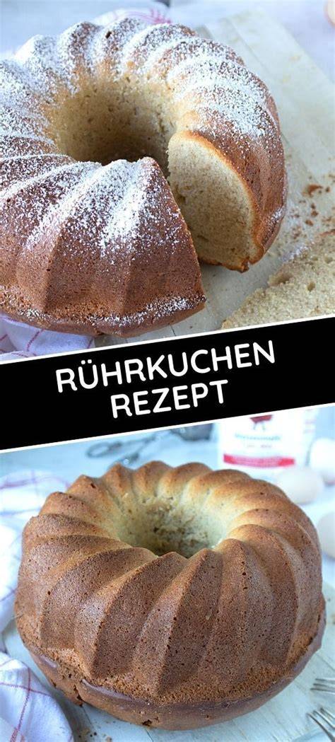 zutaten rührkuchen rezept springform